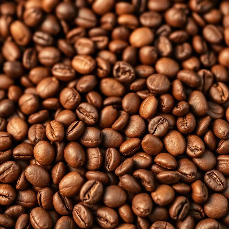 Fresh roasted coffee beans